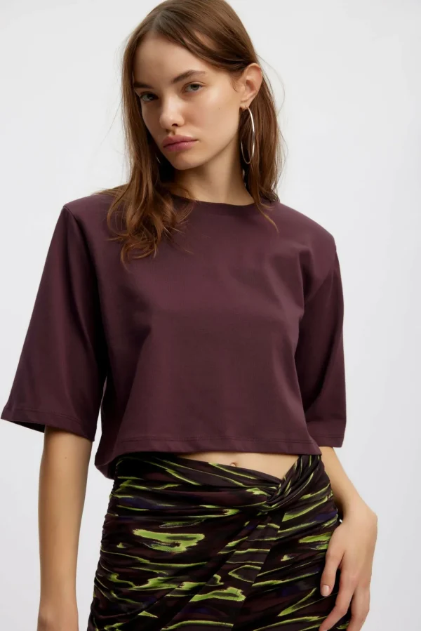 Jorygz Cropped T-Shirt>Gestuz Sale